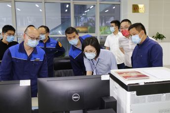 2022年5月31日，執(zhí)法局副局長孫丹青來司調(diào)研公司垃圾處置情況