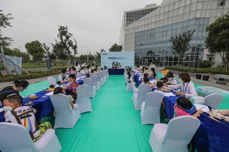 20220603環(huán)保局、柯橋傳媒組織小朋友來司環(huán)保設(shè)施向公眾開放活動