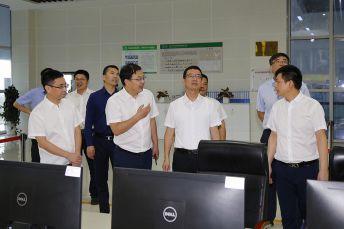 2022年6月21日，陳偉軍副市長考察循環(huán)生態(tài)園（一期）項(xiàng)目
